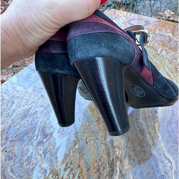 SOFFT suede Mary Jane’s peep toe - Picture 9 of 11